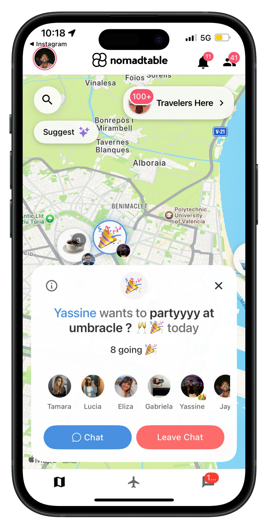 2. create/join an activity